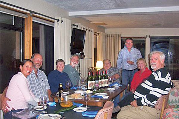 Celebrating fine wine and friendship