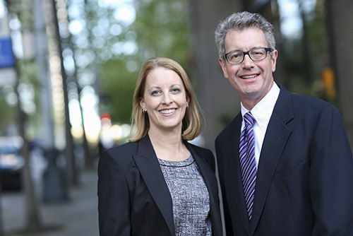 Attorneys Deborah Nelson and Jeffrey Boyd of Seattle