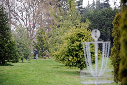 The Clallam County Parks Department is hosting two volunteer work parties at the location of the new disc golf course on Thompson Road