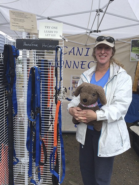 Vicki Swann and Canine Connected are new to the Sequim Farmers Market.