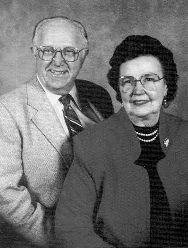 Guy and Gertrude Cole in 1985.