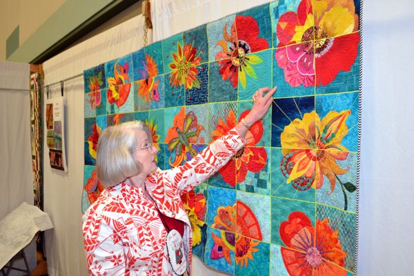 Quilt show finds 'tropical delight' with weather and turnout