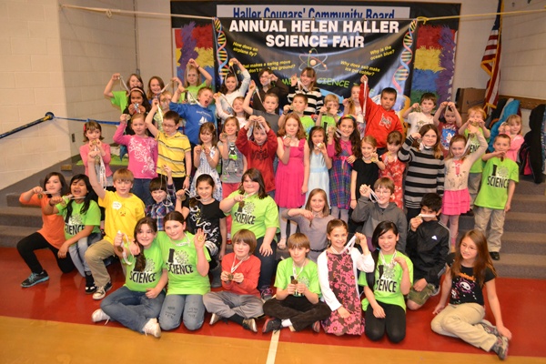 Students celebrate at Haller science fair