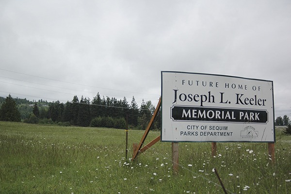 The 45-acre  Joseph Keeler Memorial Park is undeveloped aside from a fence to keep the cows currently pastured there secure.