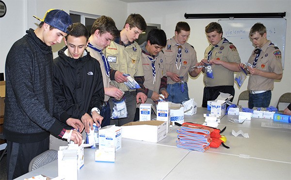 Boy Scouts from Sequim Troop 1498