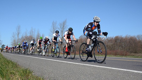 Participants in the first weekend of the 2015 Tour De Dungeness (March 7)