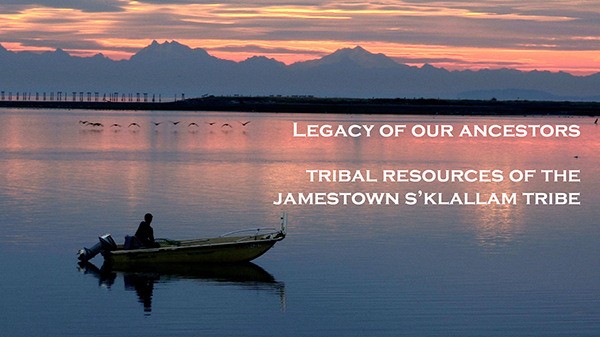 Title screen from “Legacy of Our Ancestors: Treaty Resources of the Jamestown S’Klallam Tribe.'