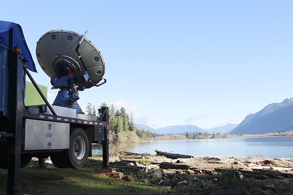 The National Science Foundation is supporting a University of Washington grant to deploy a “Doppler on Wheels” radar for the ground validation experiment under way on the Olympic Peninsula. The radar near Lake Quinault is being used to obtain data to better understand the processes that cause rapid growth and fallout of precipitation on the windward side the mountain ranges.