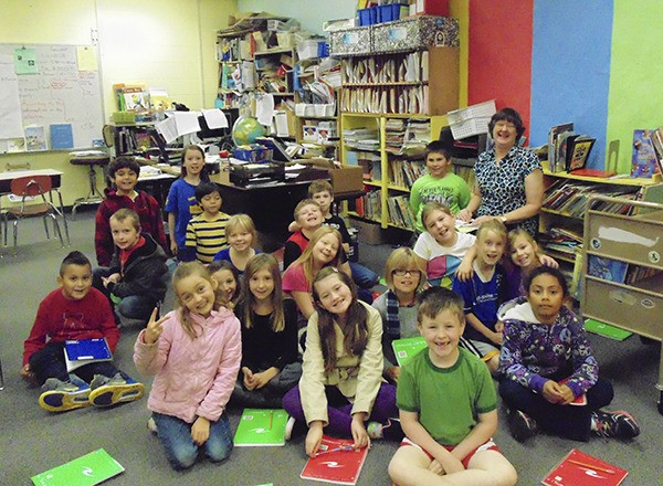 Helen Haller’s top penny raising class for Pennies for Patients was Ann Riggs’ third-graders.