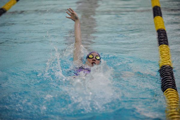 Girls swim/dive: Wolves earn first team victory