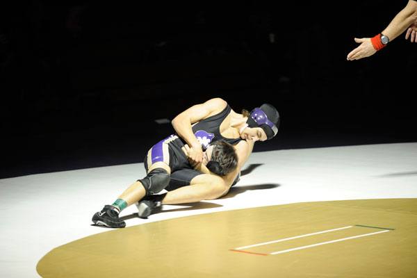Wrestling: Freshman paces Wolves in loss to Vikings
