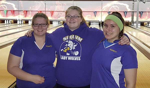 Sequim High’s district tournament-qualifying bowlers include