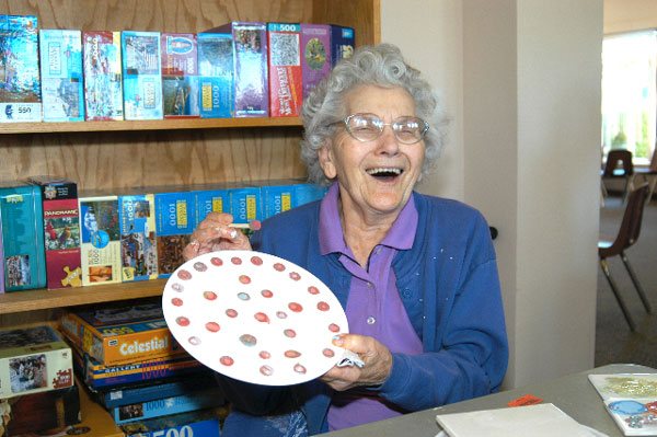 Seniors paint plates for good causes