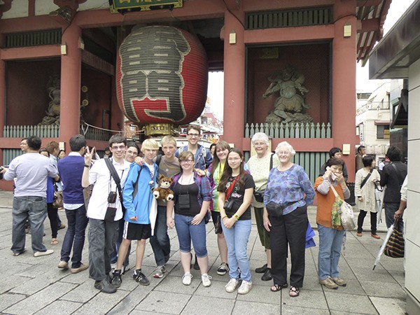 Sequim exchange students in Tokyo in 2012 include
