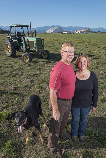 Tom and Holly Clark of Clark Farms are the North Olympic Land Trust’s selection for 2014 Farmers of the Year.