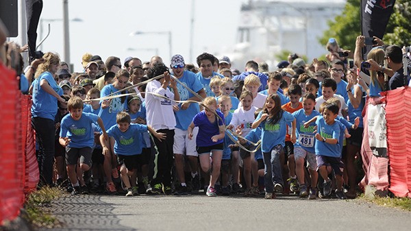 The start of the 2014 NODM Kids Marathon