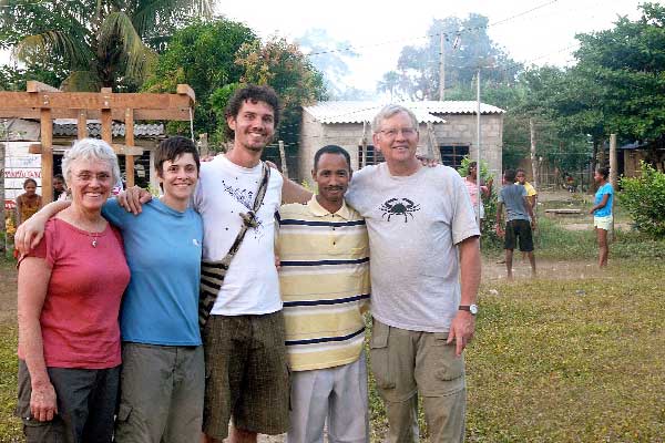 Family of four builds fun in Colombia