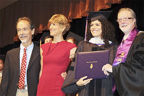 Erin Urquia Thomas of Sequim received her Doctor of Chiropractic (D.C.) degree at the Fall Quarter commencement of Palmer College of Chiropractic’s San Jose