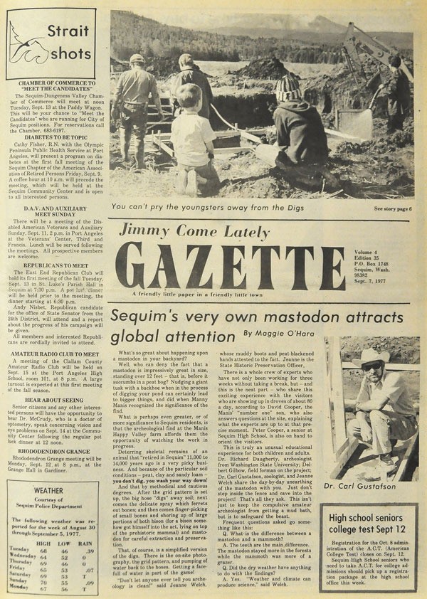 More than three years after the Gazette was founded