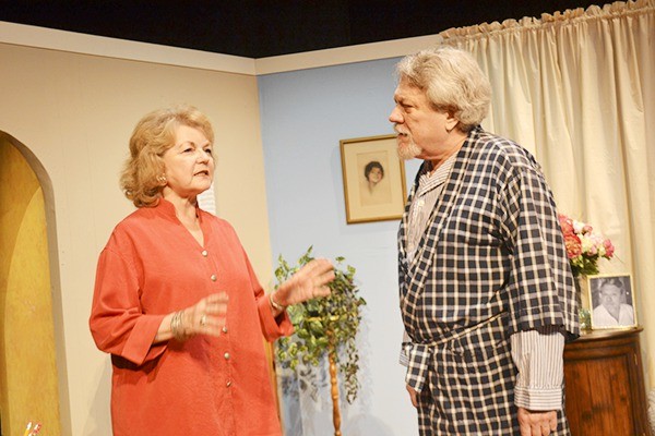 Rose (Sharon DelaBarre) and Walsh (Tom Darter) reminisce about the night they met in “Rose’s Dilemma.