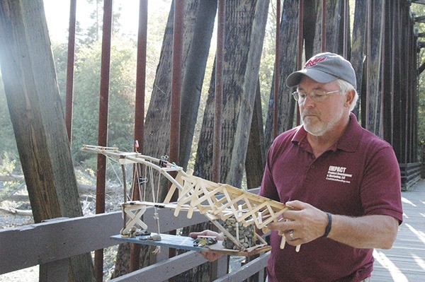 Differing from most popsicle stick bridge building challenges