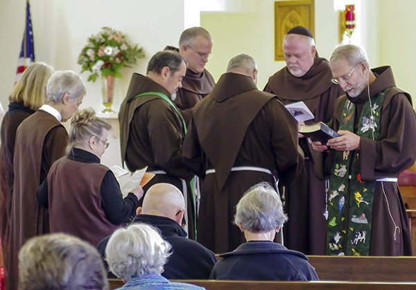 It’s a celebration of a Franciscan Vocation at St. Luke’s Episcopal Church on Sunday