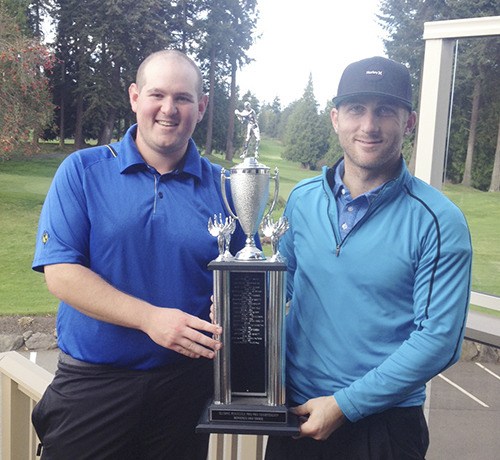 Derek Berg and Matt Epstein were winners of 2014 Pro-Pro tournament at The Cedars at Dungeness golf course. The duo set a new course record of 25-under-par in best ball format (two days).