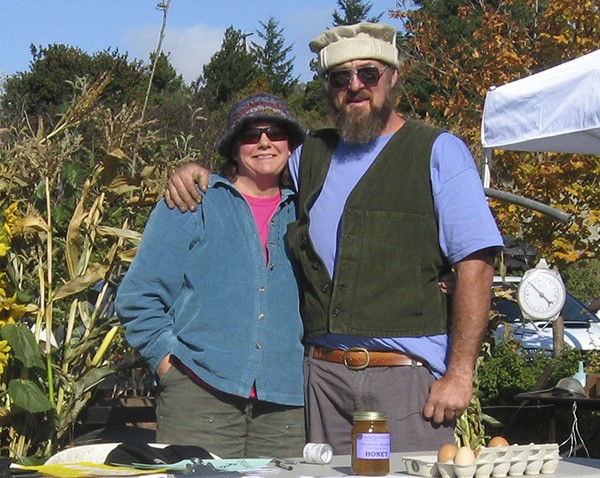 Roxanne Hudson and John Bellows are co-owners of SpringRain Farm and Orchard.