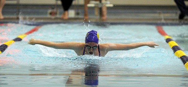 Dani Barrow breezes through the butterfly to earn a districts qualifying spot.