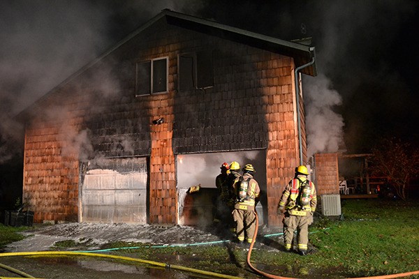 Clallam County Fire District 3 reports no one was injured in a house fire on J Shea Way on Dec. 22.