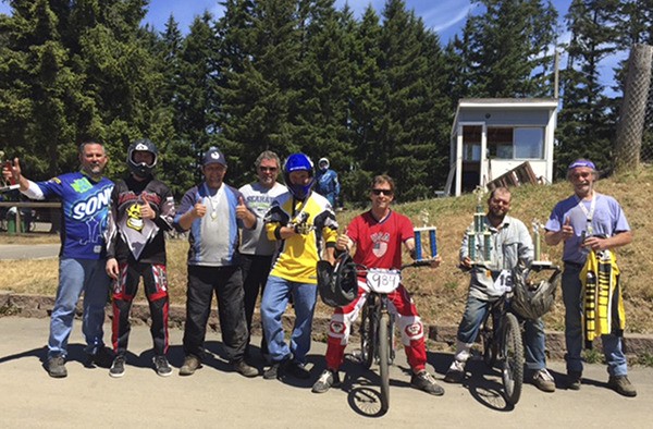 It’s a family affair at the Port Angeles BMX track on Father’s Day (June 21). Some of the fathers who took part in racing include