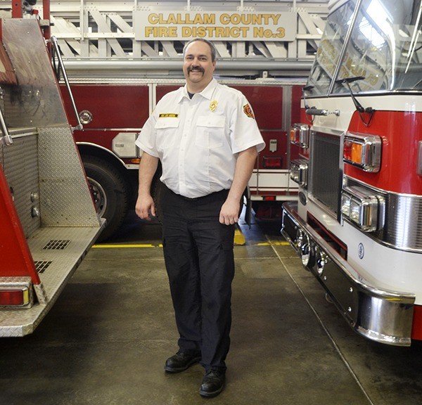 Assistant Chief Ben Andrews takes over as Clallam County Fire District 3 fire chief on Aug. 1. Fire commissioners announced their decision on April 21.