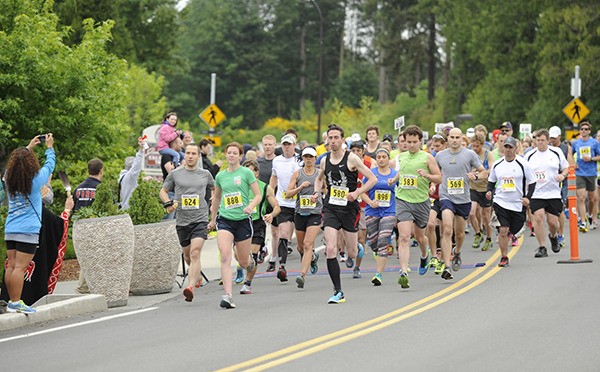 The start of the 2014 North Olympic Discovery Marathon on June 1.