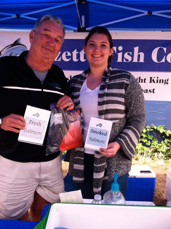 Ozette Fish Company joins the Sequim Saturday Market from Neah Bay.