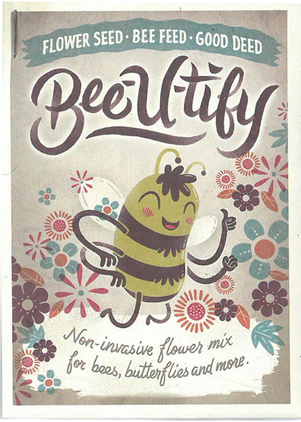 Bee-U-Tify seed packets were developed by the Washington State Noxious Weed Control Board that counts farmers