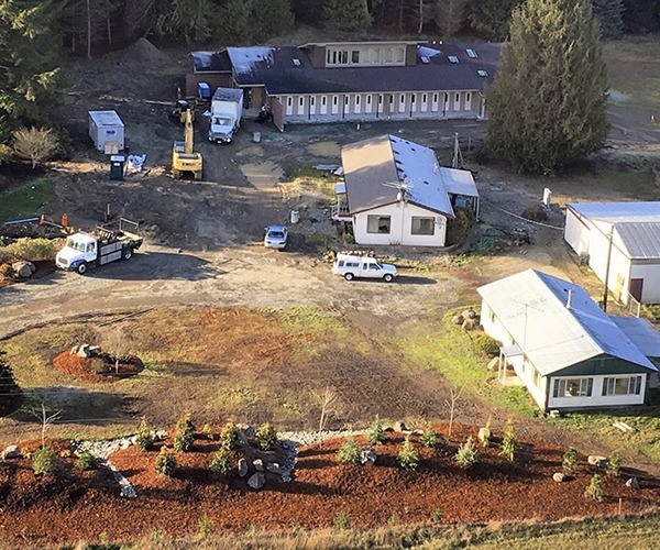 Animals and staff move to the new Olympic Peninsula Humane Society at the end of February. Crews continue interior work at the site on Old Olympic Highway.
