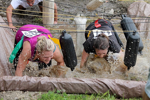 It’s a muddy affair at the 2014 Pirate Zombie Mud Run.