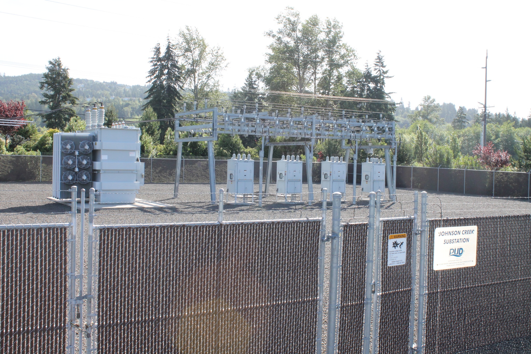 A proposed Clallam County PUD community solar projct would share space with the district’s Johnson Creek substation off Washington Harbor Loop in east Sequim. The project did not receive the 100-percent participation rate it needed to be approved
