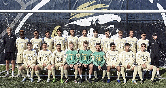 Peninsula College’s 2016 men’s soccer squad includes (back row
