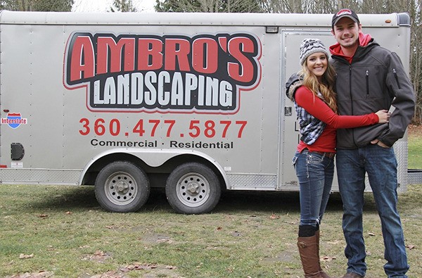 Ambro’s Landscaping is a business on wheels for owners Holly and Jason Ambro.