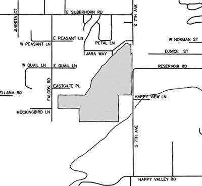 The proposed Legacy Ridge development includes 98 single family homes over nearly 42 acres in South Sequim.