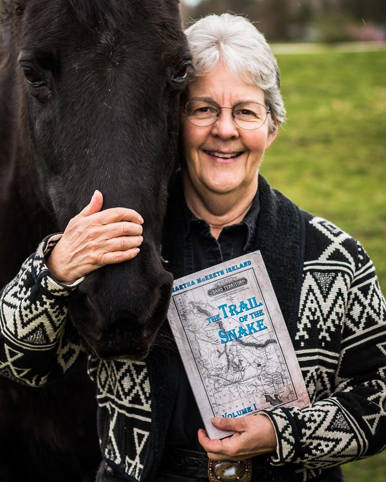 Martha McKeeth Ireland recently released her first book “The Trail of the Snake” in print after first releasing it on Amazon’s Kindle. Photo by Viola Ware