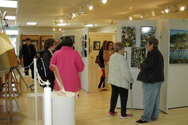 During the First Friday art walk