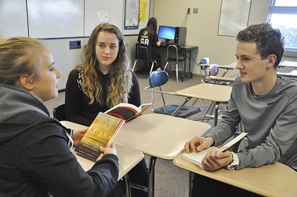 In Julie Romberg’s Honors Introduction to Literature class at Sequim High School