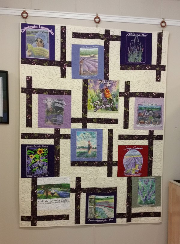 Some of the Sequim Lavender Festival posters through the years.