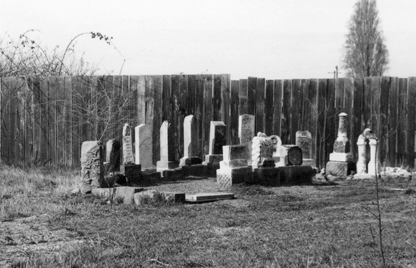 Numerous headstones remain in Pioneer Memorial Park