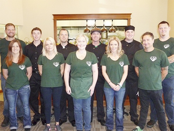 The staff of the Emerald Northwest Grill & Public House welcome you. Back row