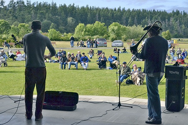 The City of Sequim pays $335 to ASCAP for its annual Music in the Park program that runs June 30-Aug. 25.