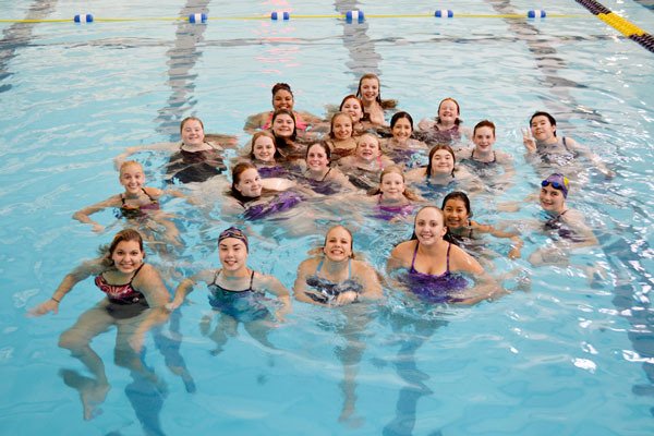 Wolves girls swim coach Anita Benitez said her team looks to improve everyone’s times while sending more swimmers to districts and state than ever before. Team co-captain Holly Eiland said she likes the family atmosphere and camaraderie of the team and that there’s no drama.