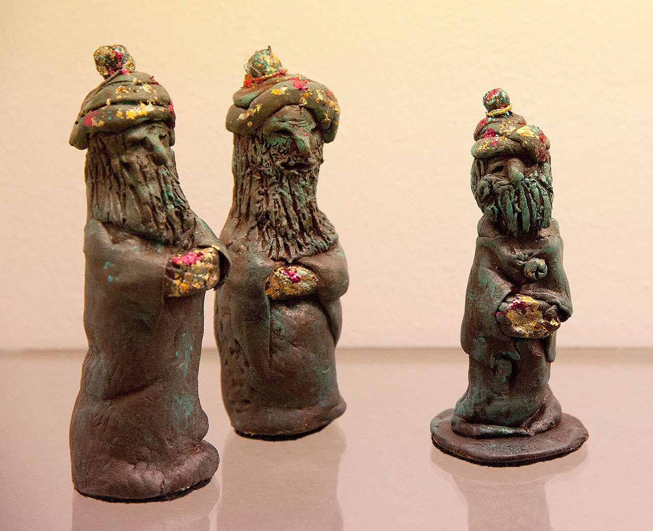 Glitter and gold theme for art walk Sequim Gazette